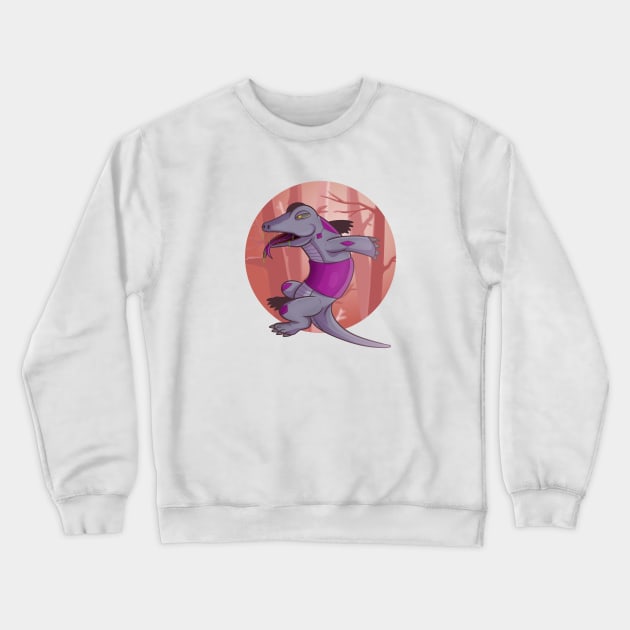 Cute Komodo Dragon Crewneck Sweatshirt by Loganue